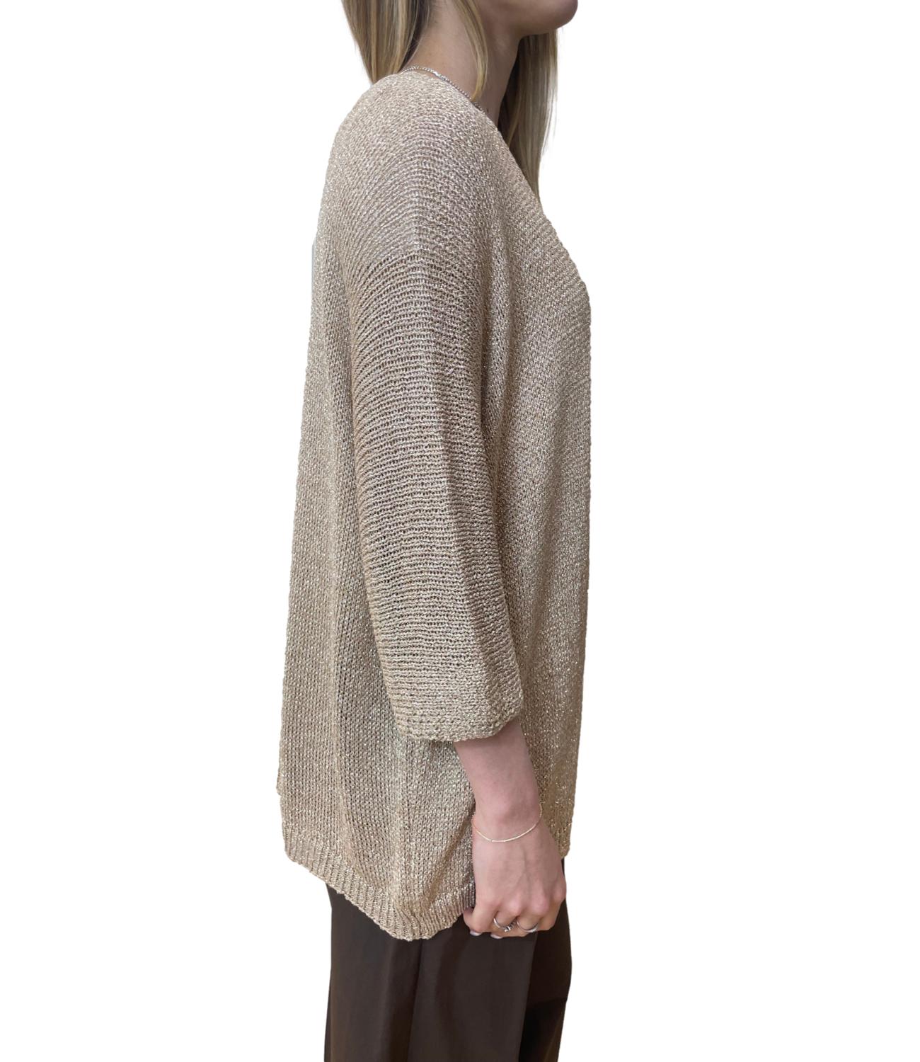 Glamour Cardigan Oro Donna