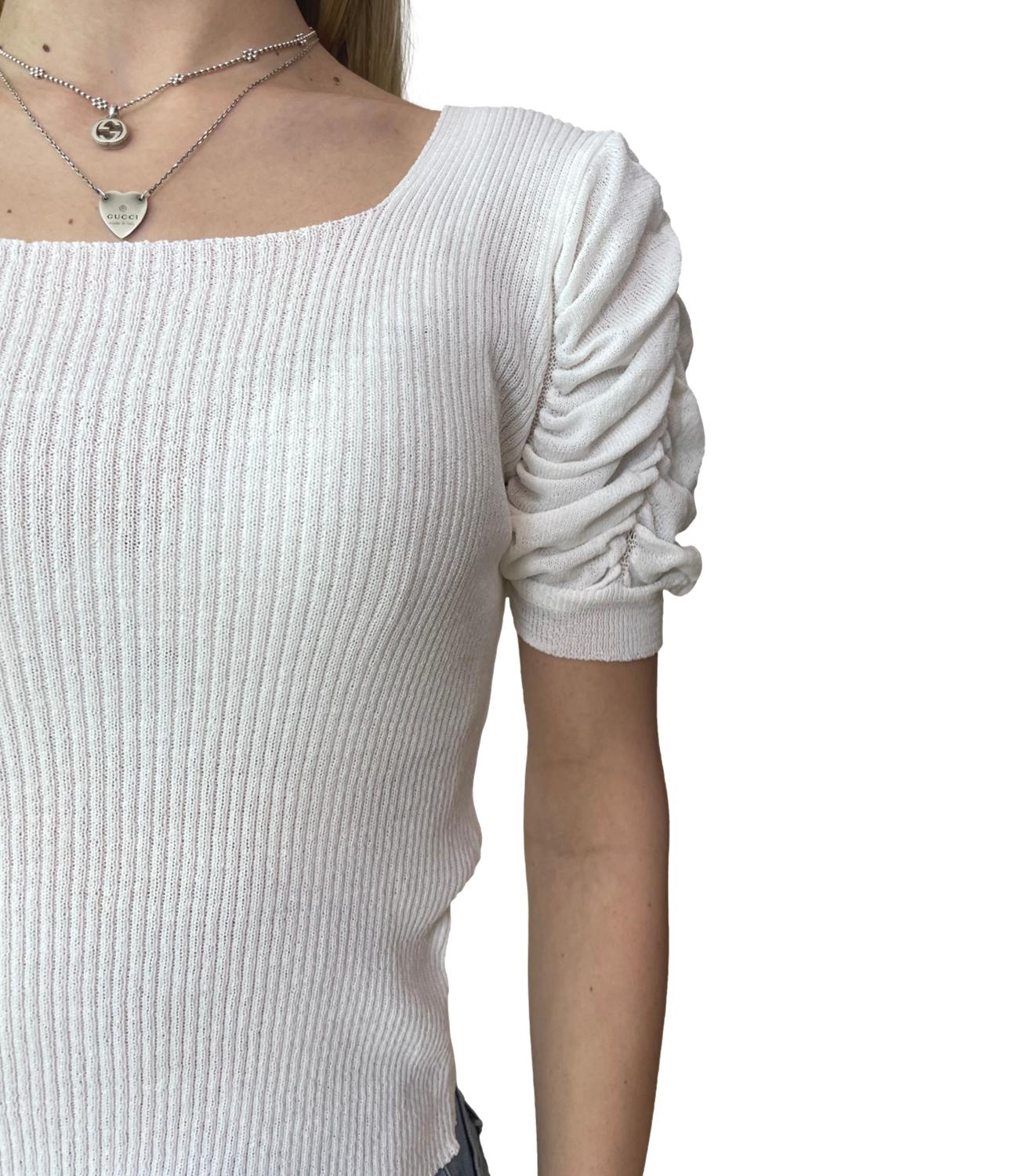 Glamour Maglia Bianca Donna