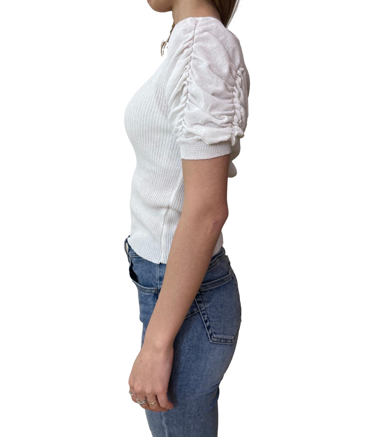 Glamour Maglia Bianca Donna