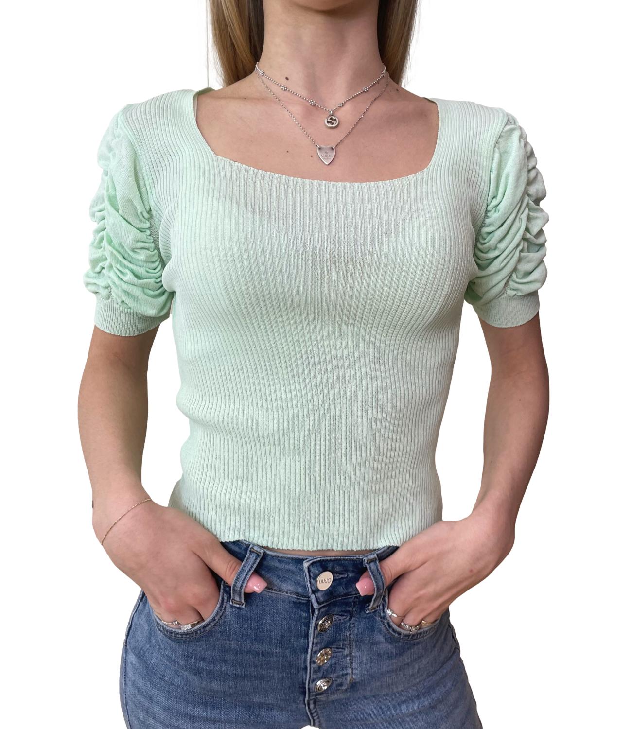 Glamour Maglia Menta Donna