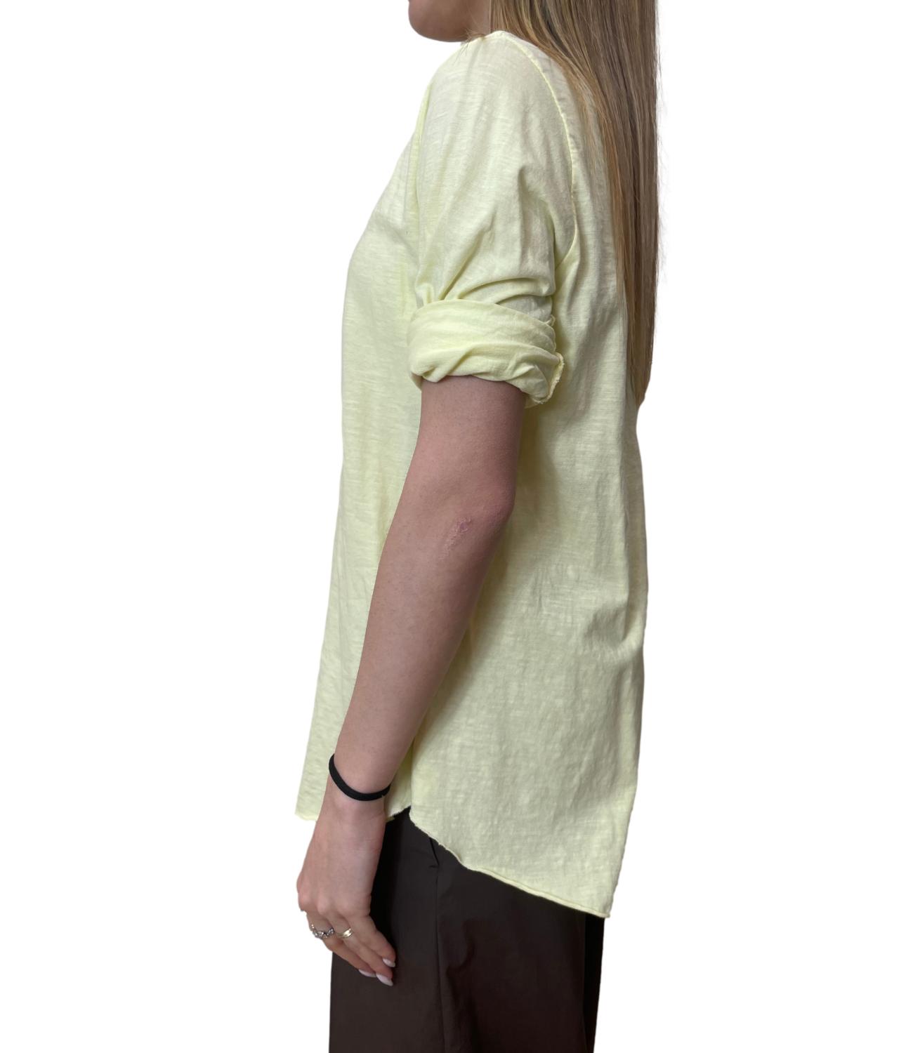 Glamour T-shirt Gialla Donna