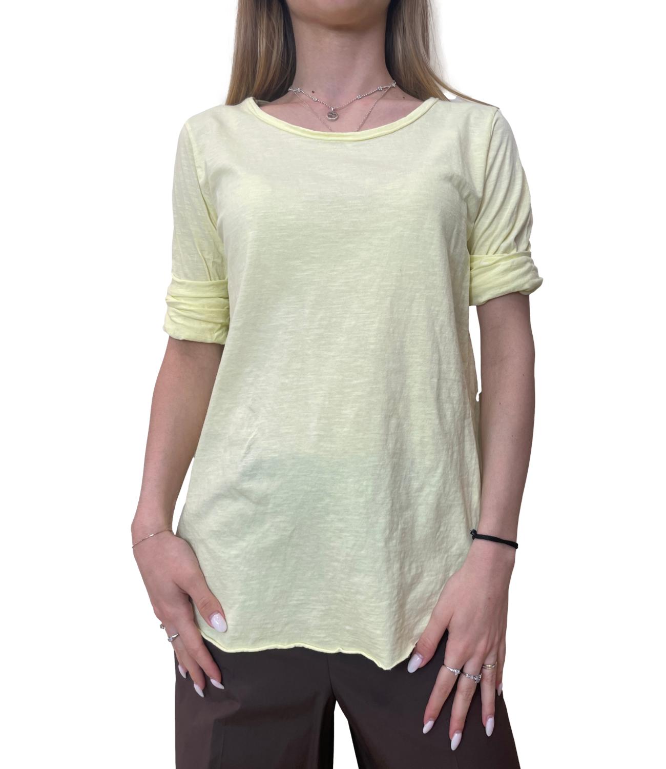 Glamour T-shirt Gialla Donna