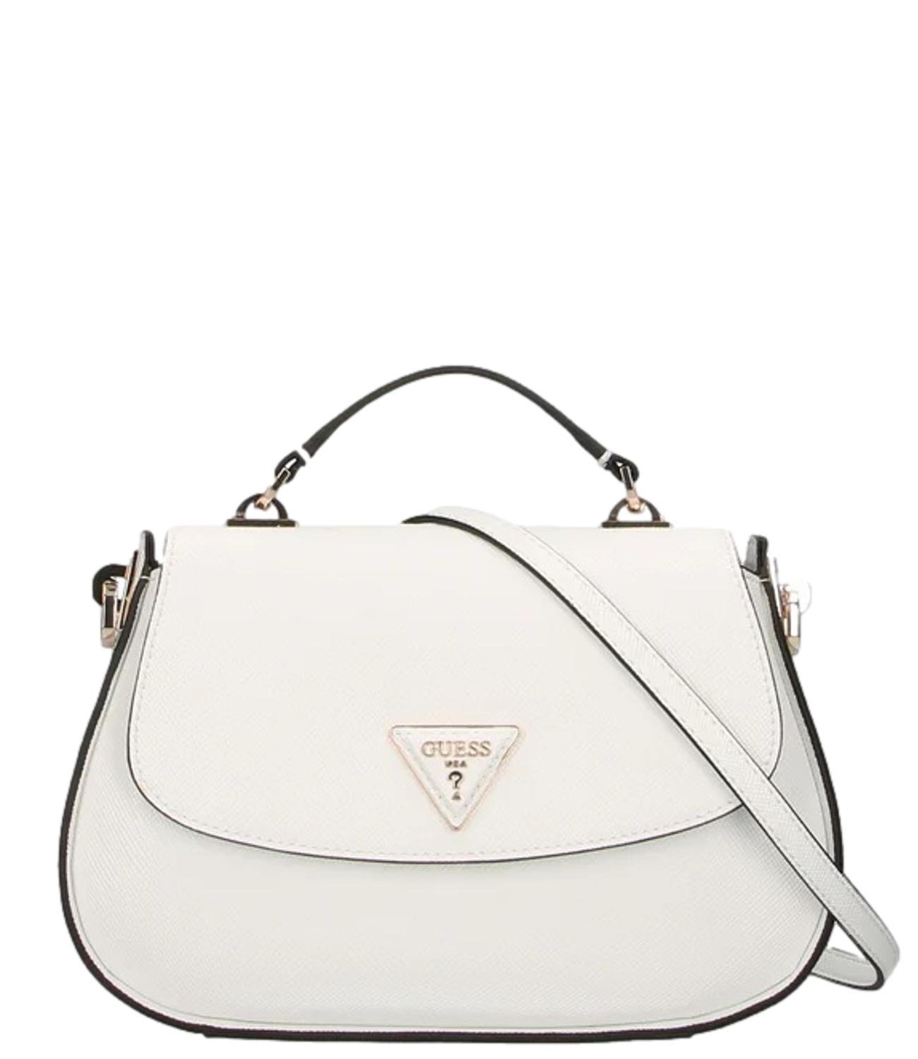 Guess borsa bianca donna eco jazlynn