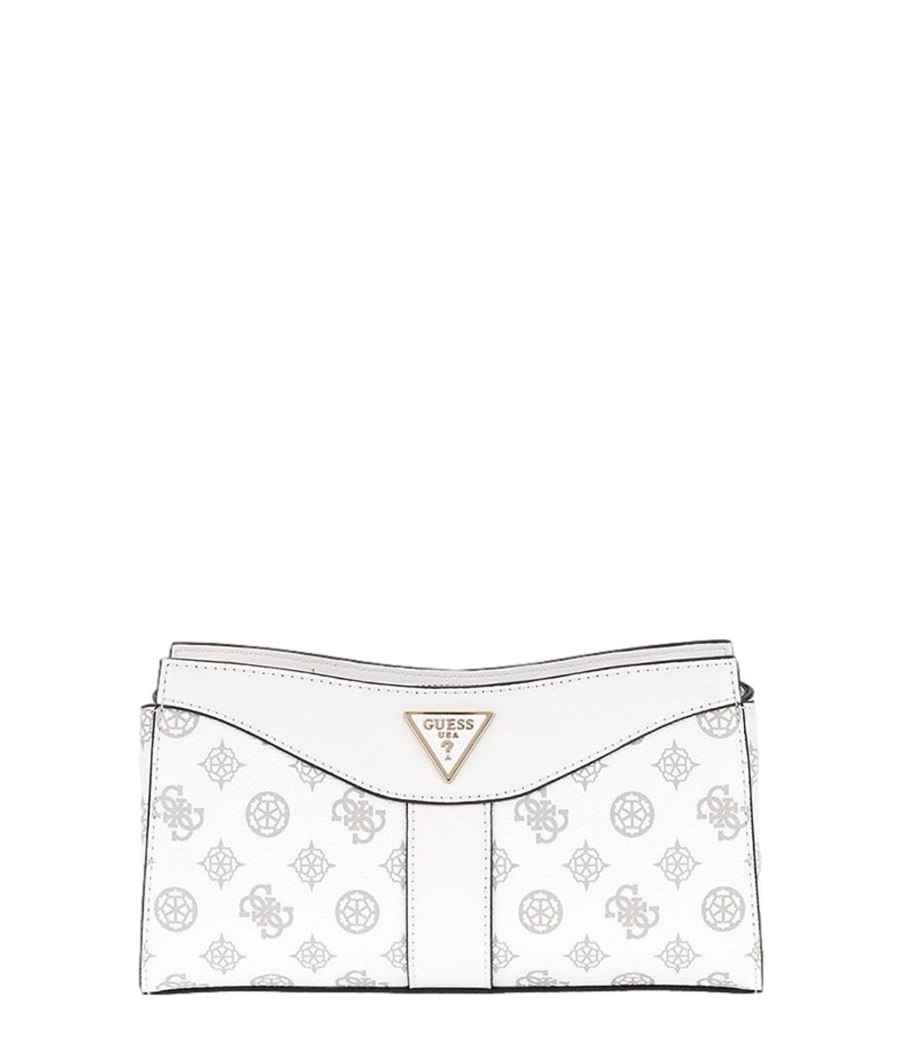 Guess borsa DORYS TOP ZIP CROSSBODY bianca donna