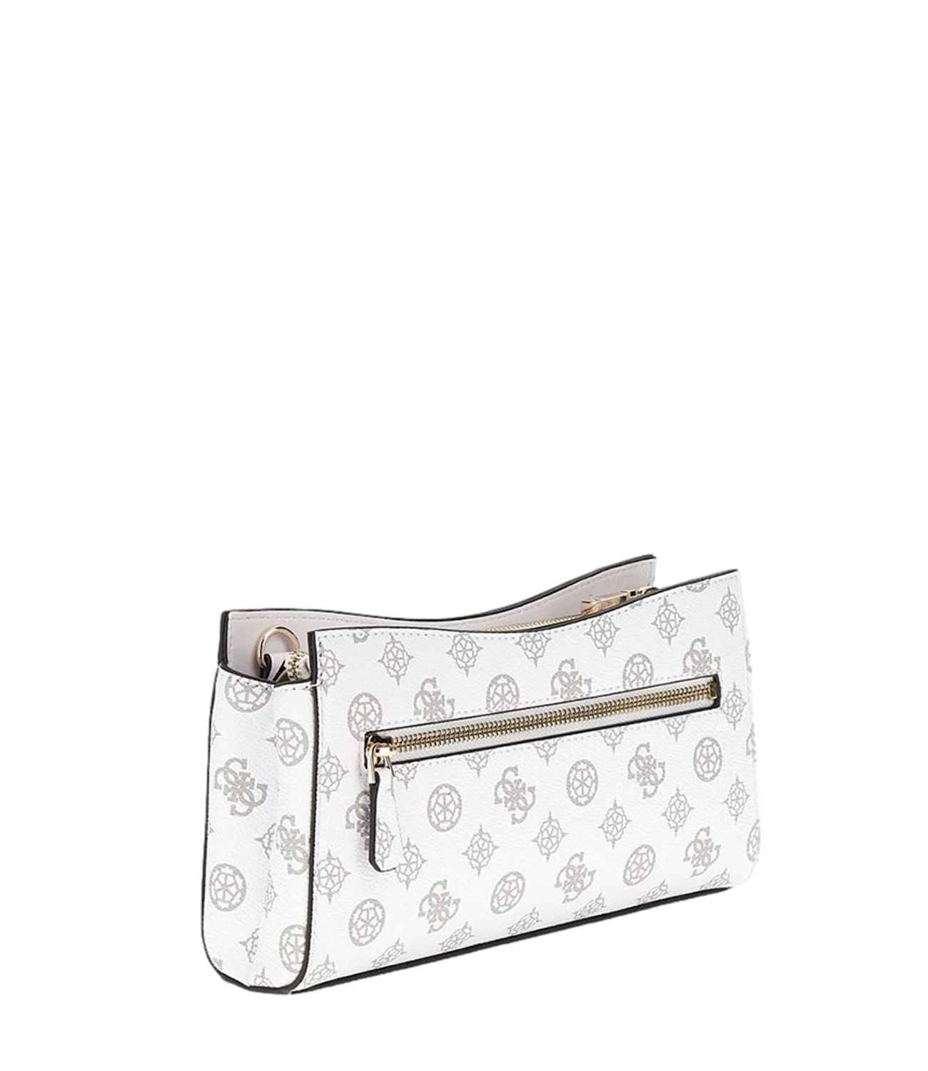 Guess borsa DORYS TOP ZIP CROSSBODY bianca donna