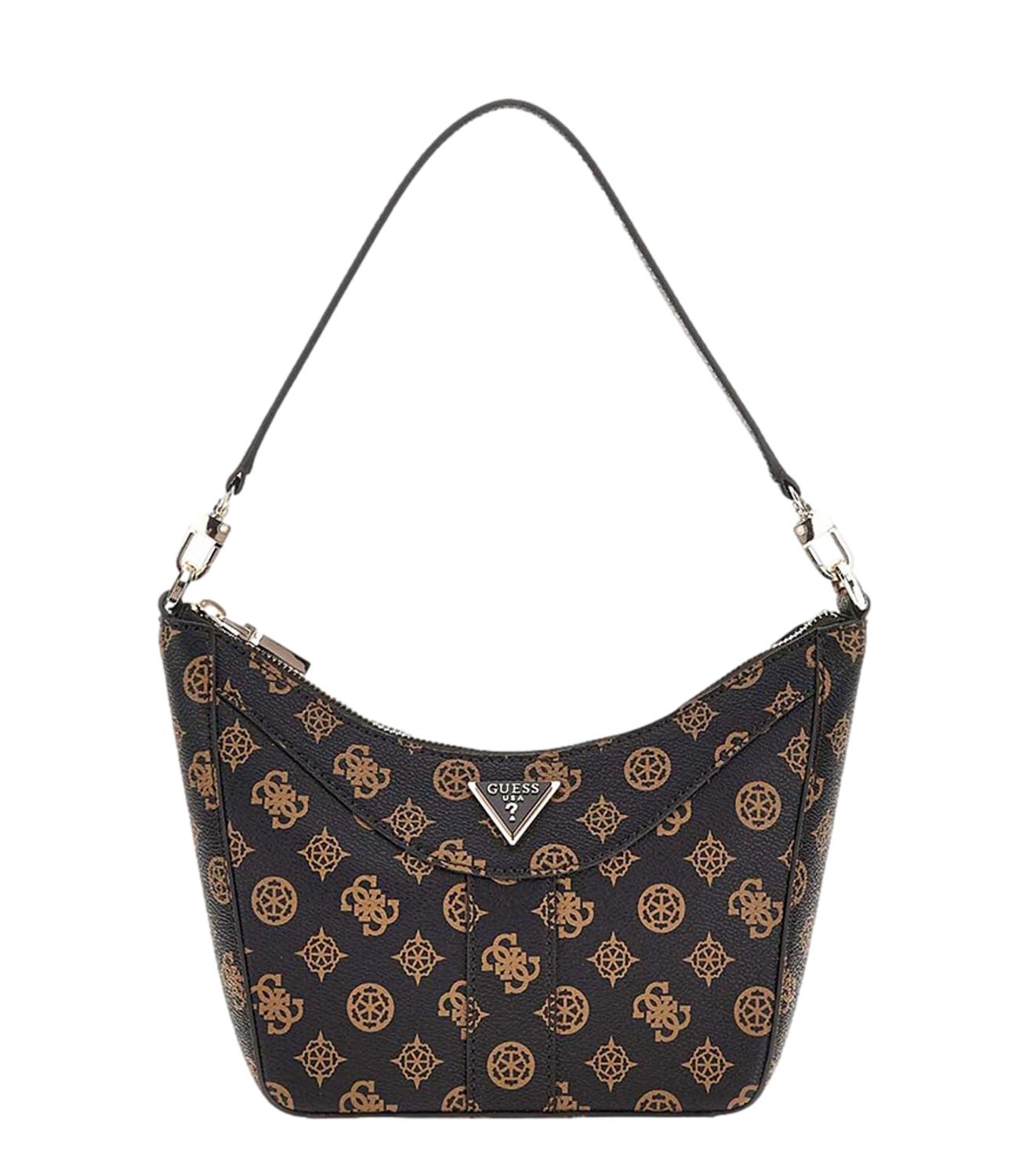 Guess borsa DORYS SHOULDER BAG mocha logo donna