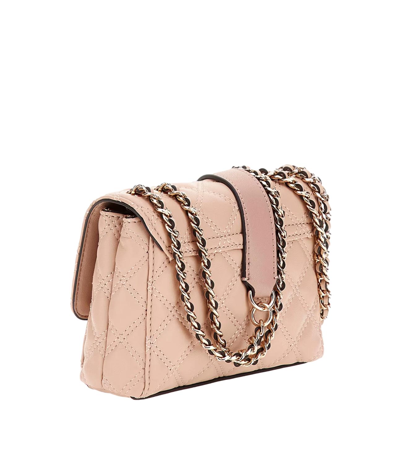 Guess borsa GIULLY MINI 2 COMP CNVRTBL FLP rosa donna