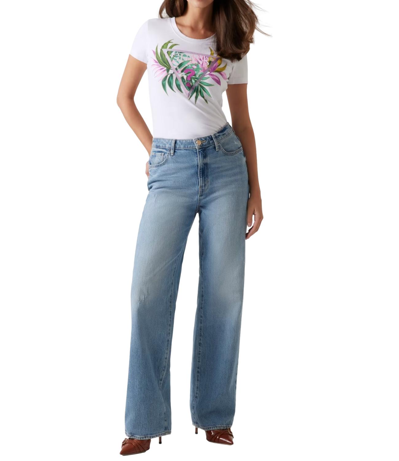 Guess t-shirt bianca donna