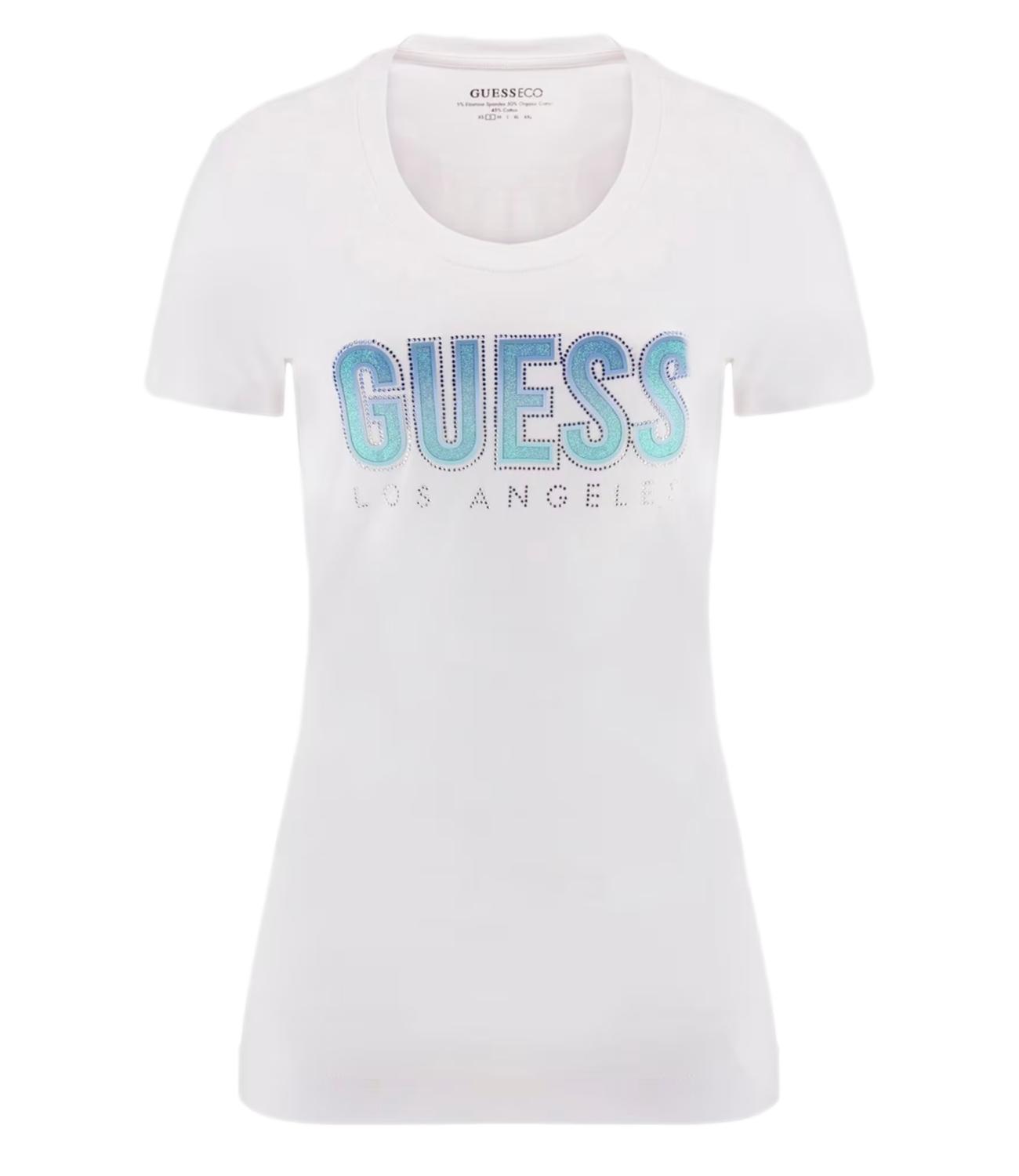 Guess t-shirt bianca donna