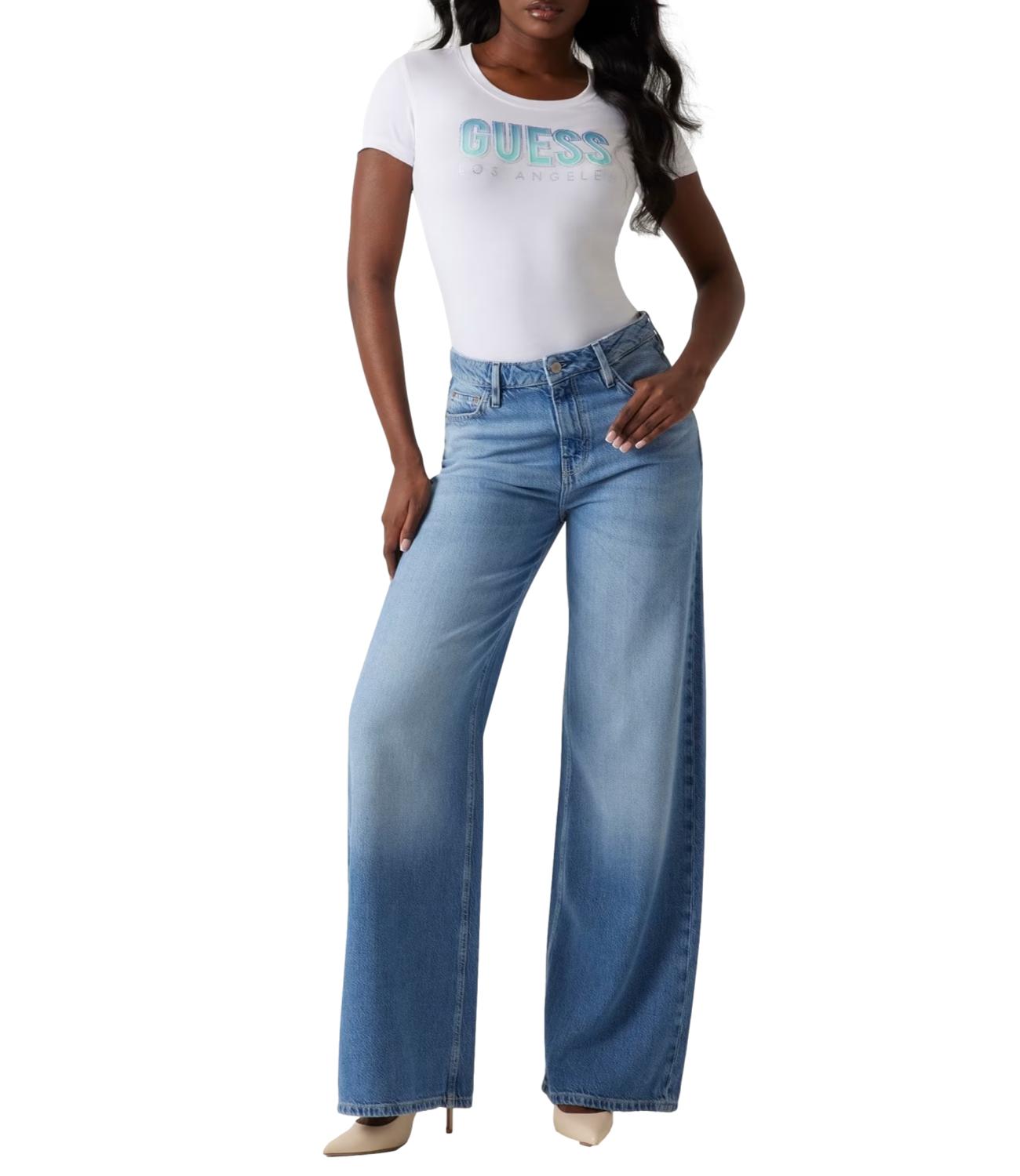 Guess t-shirt bianca donna