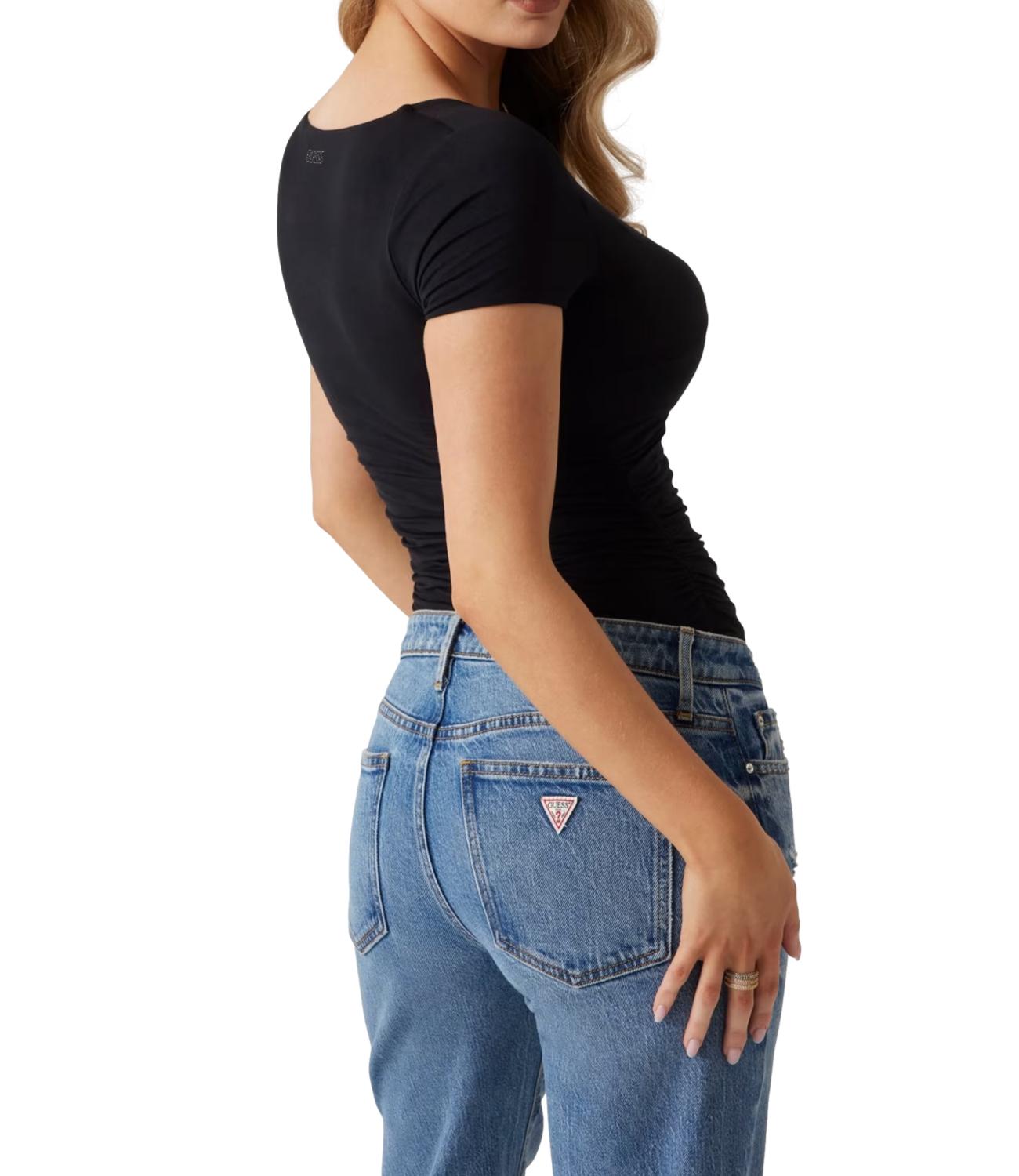 Guess t-shirt nera donna