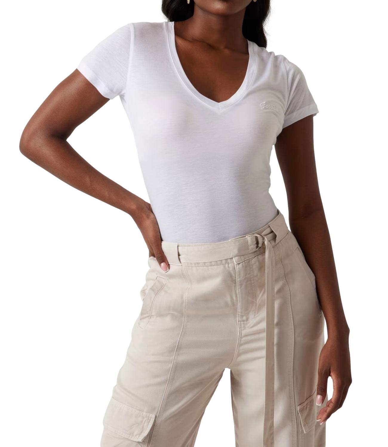 Guess t-shirt bianca donna