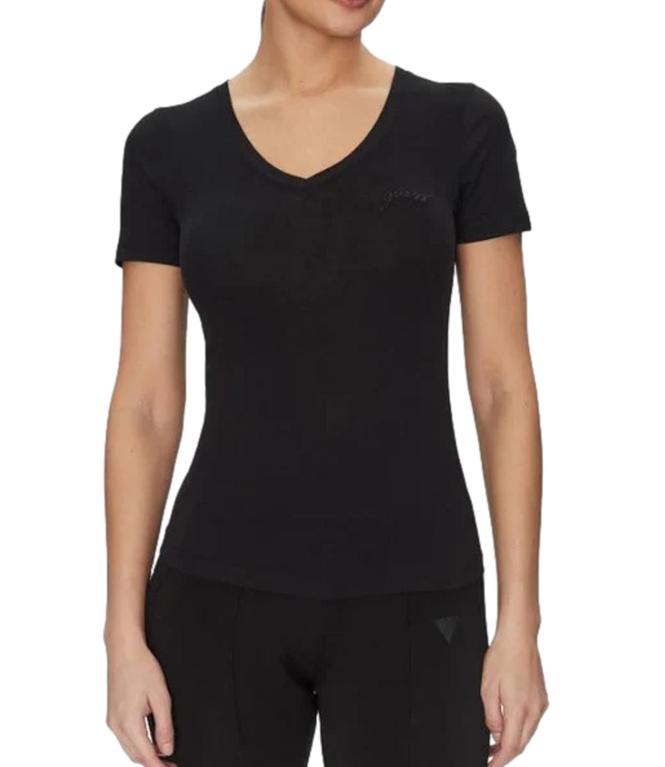 Guess t-shirt nera donna