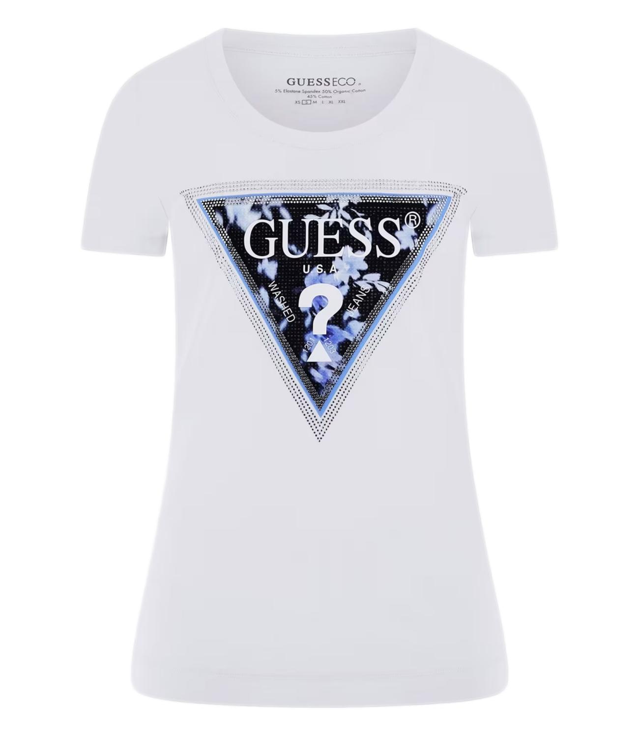 Guess t-shirt bianca donna