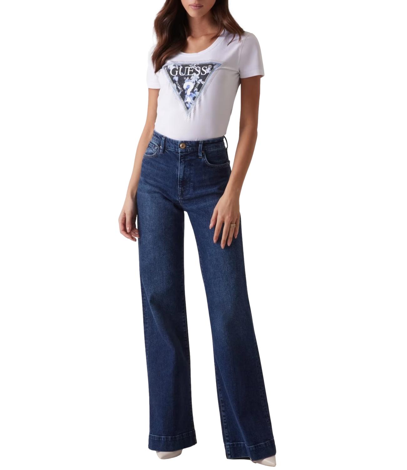 Guess t-shirt bianca donna
