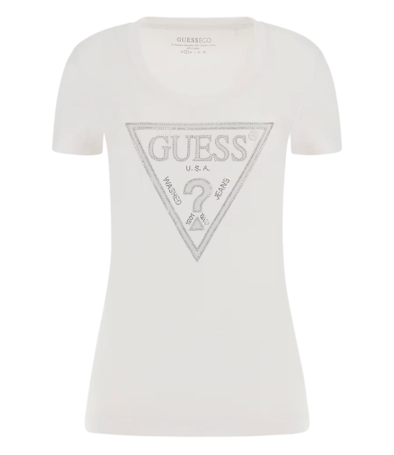 Guess t-shirt bianca donna
