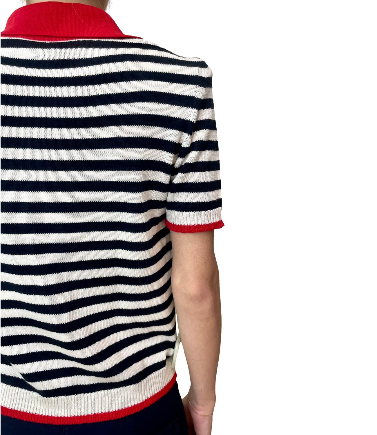 Have One T-Shirt Panna/Blu/Rosso Donna
