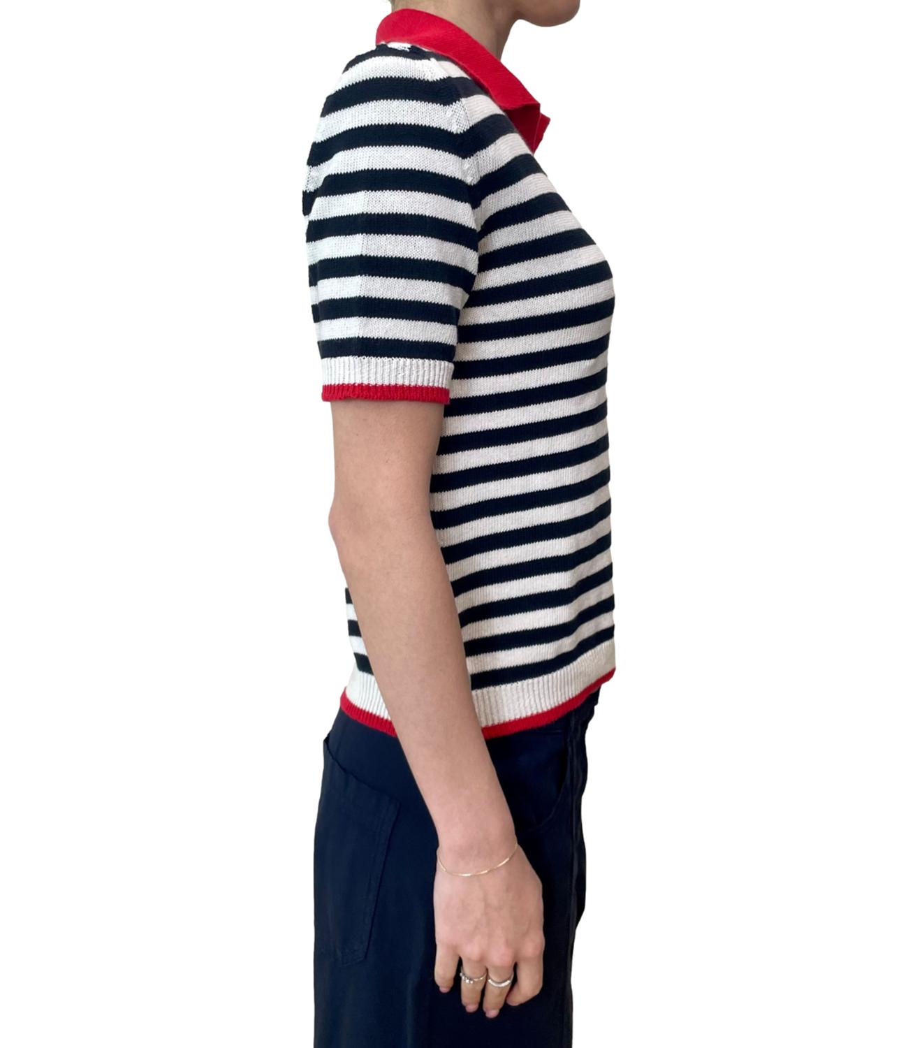 Have One T-Shirt Panna/Blu/Rosso Donna