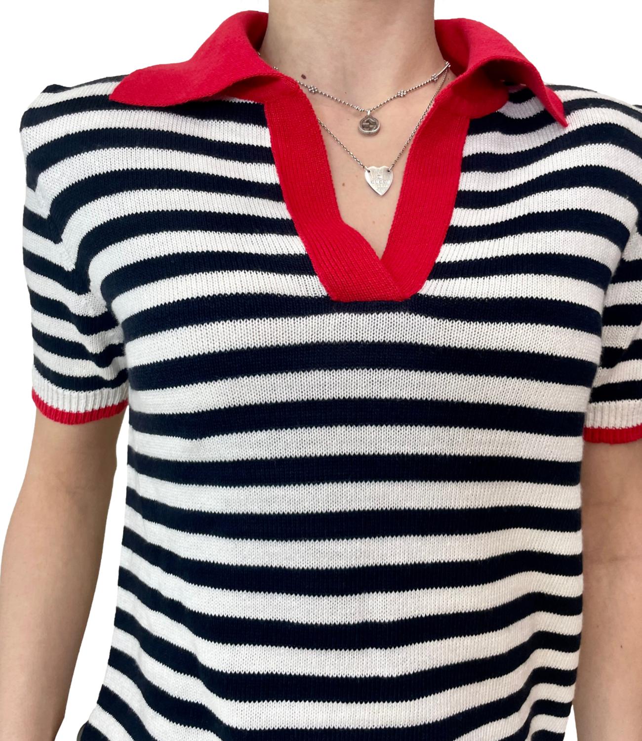 Have One T-Shirt Panna/Blu/Rosso Donna
