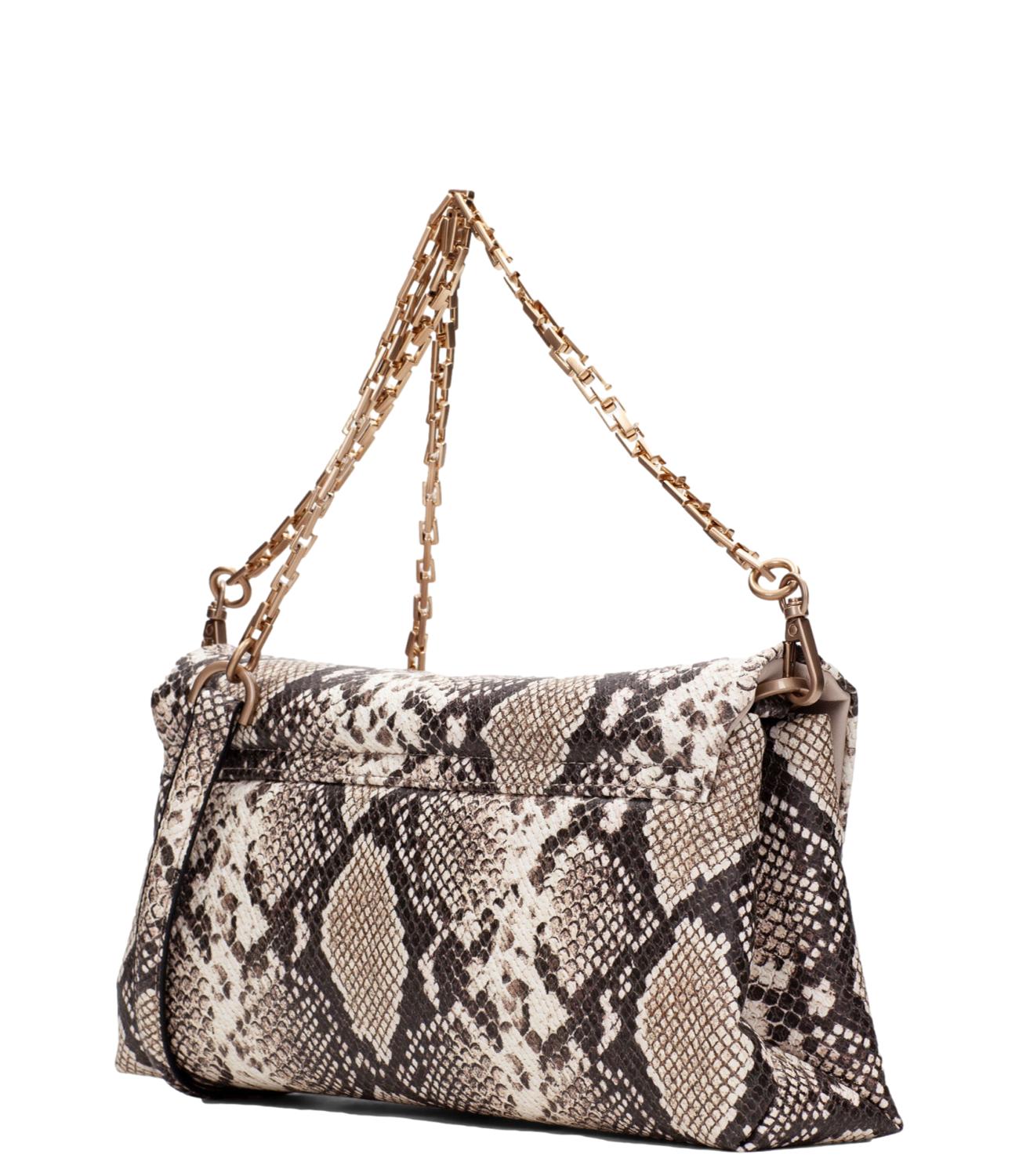 Hispanitas Borsa Snake/Taupe Donna