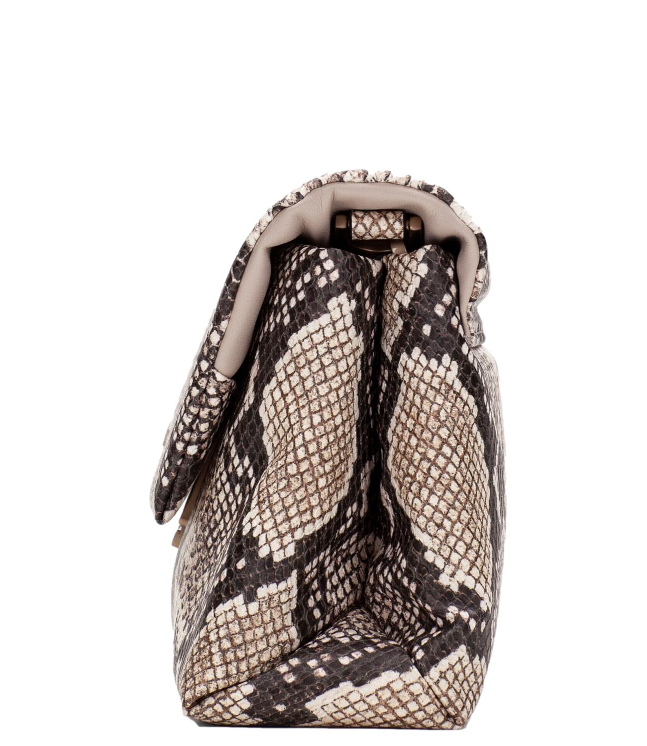 Hispanitas Borsa Snake/Taupe Donna