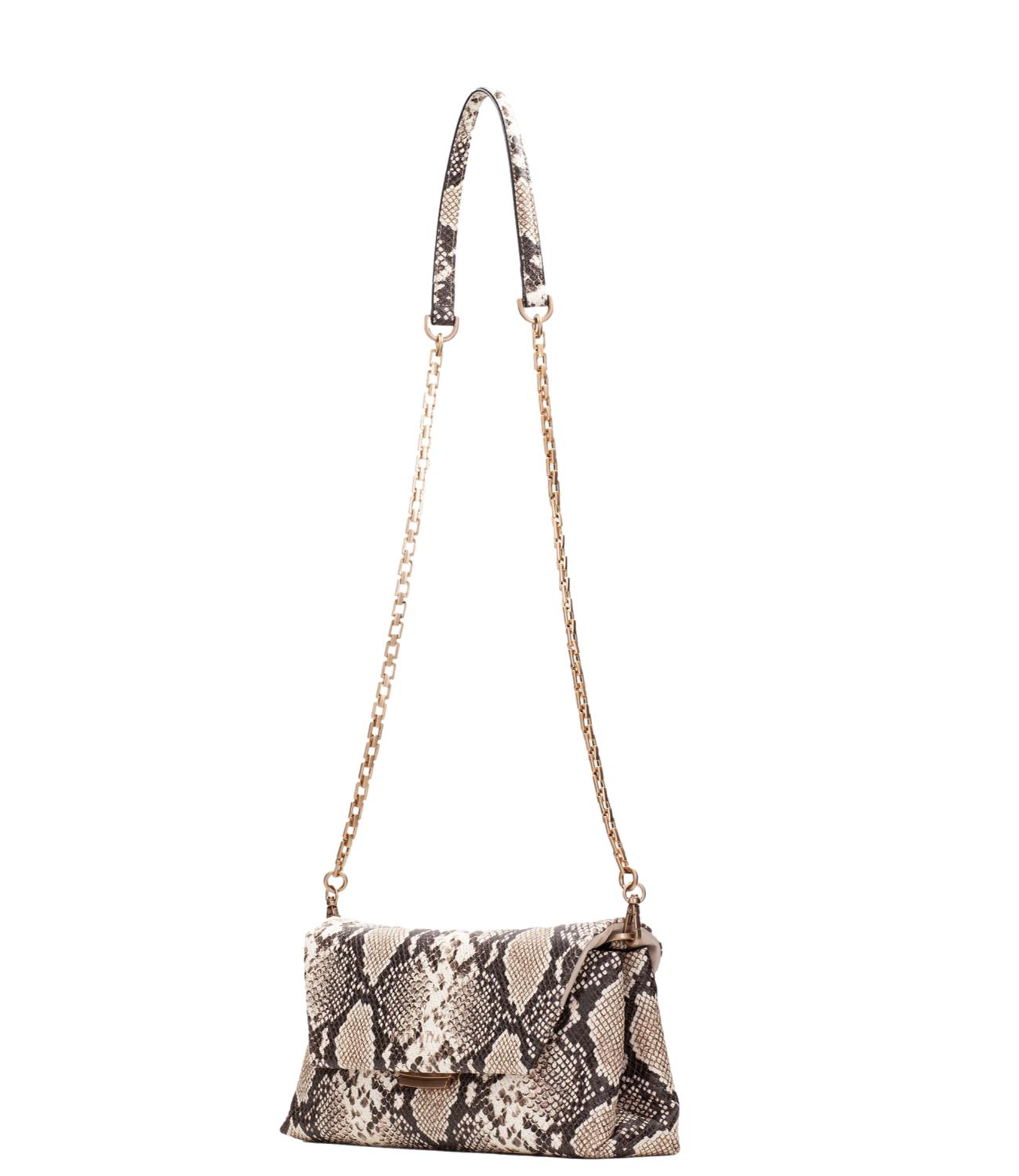 Hispanitas Borsa Snake/Taupe Donna