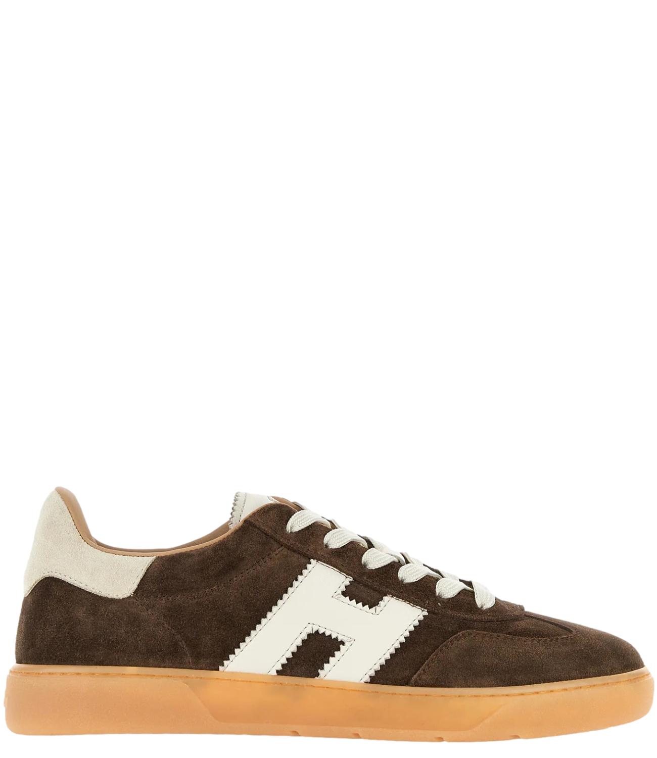 Sneakers Hogan Cool allacciato marrone