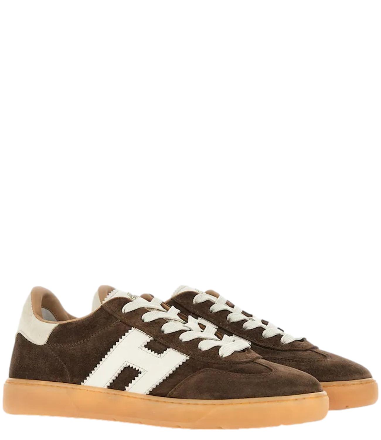 Sneakers Hogan Cool allacciato marrone