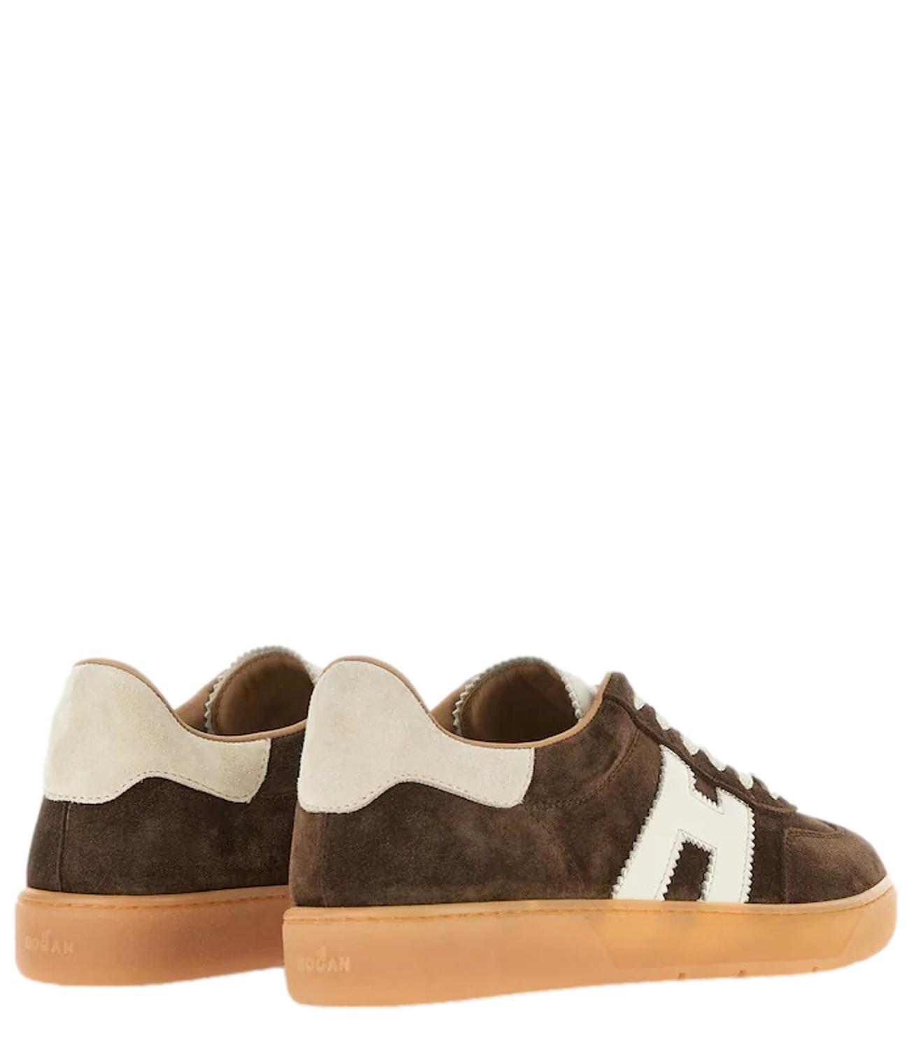 Sneakers Hogan Cool allacciato marrone