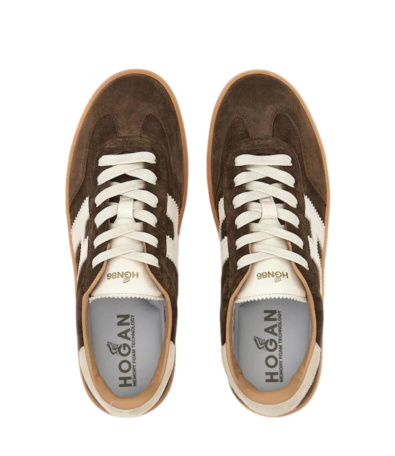 Sneakers Hogan Cool allacciato marrone