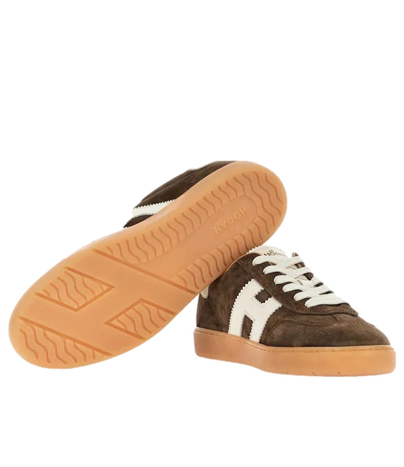 Sneakers Hogan Cool allacciato marrone