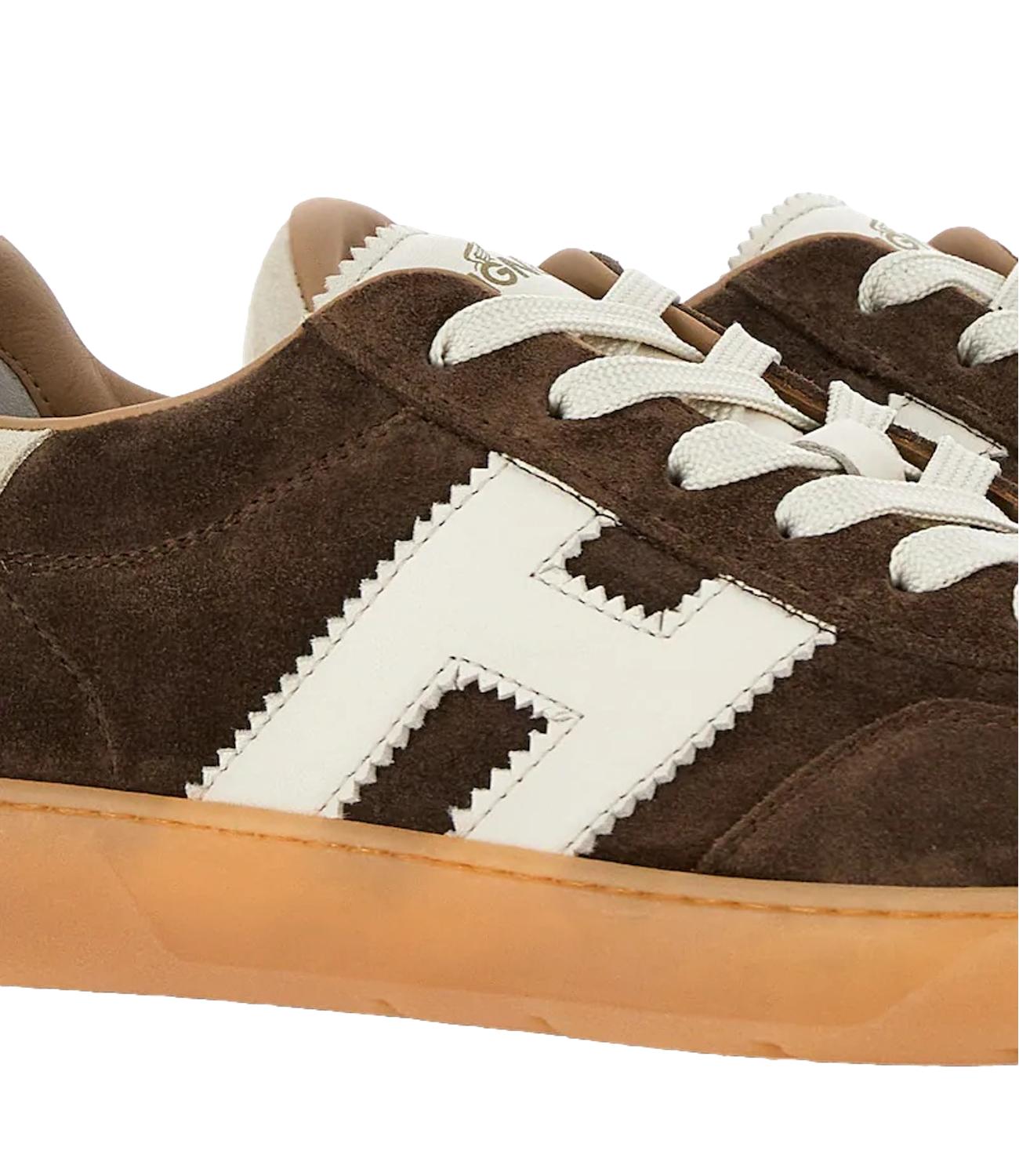 Sneakers Hogan Cool allacciato marrone