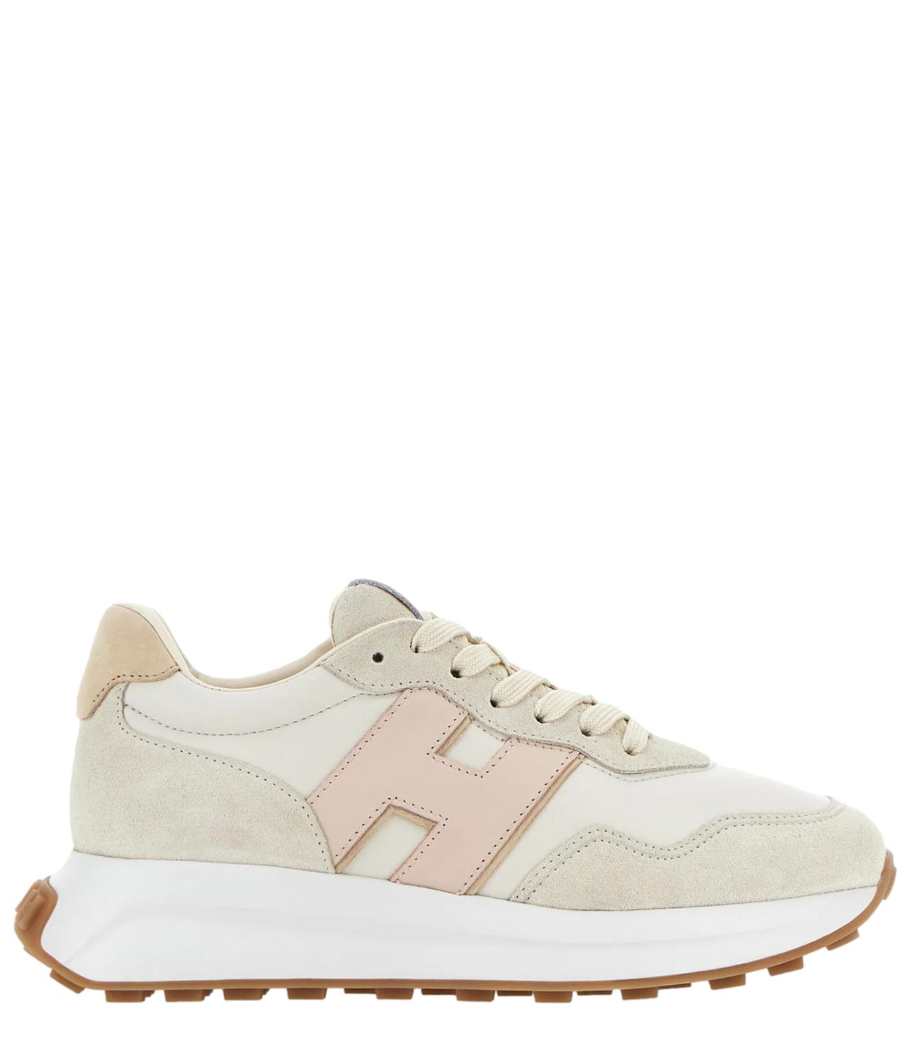 Sneakers H641beige rosa donna