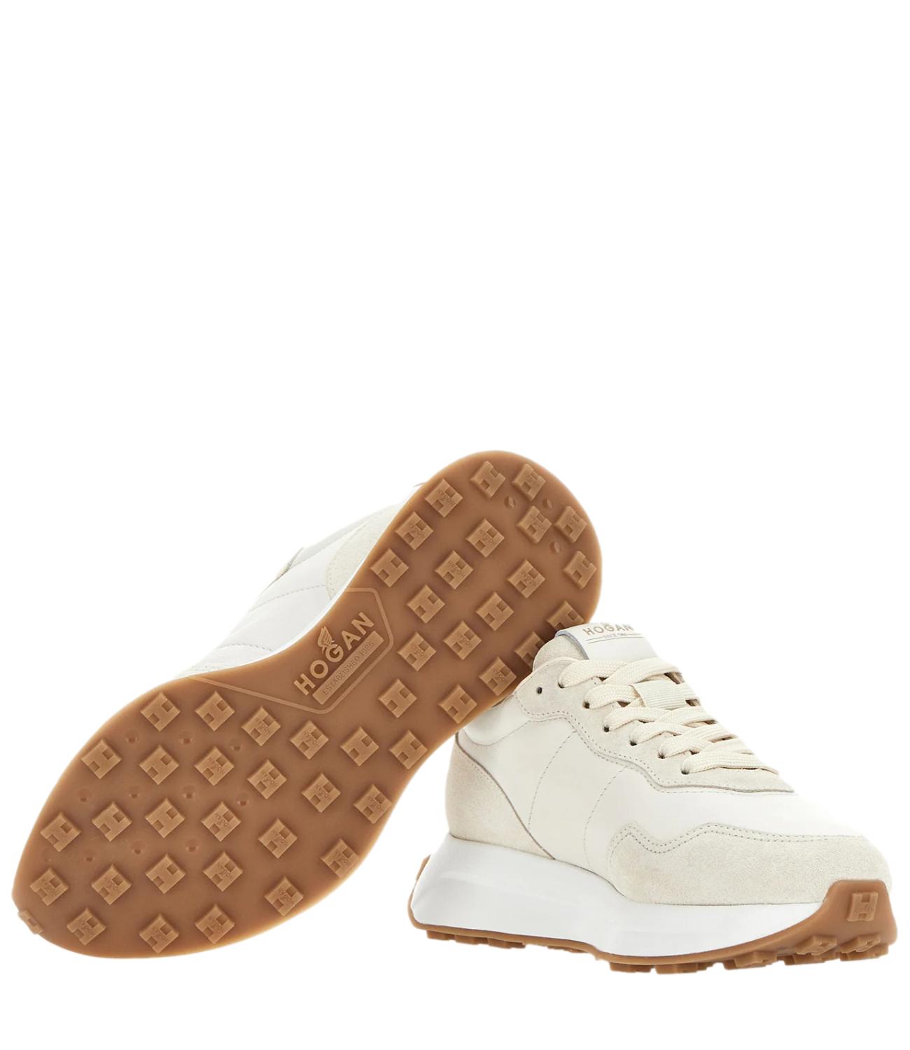 Sneakers H641beige rosa donna