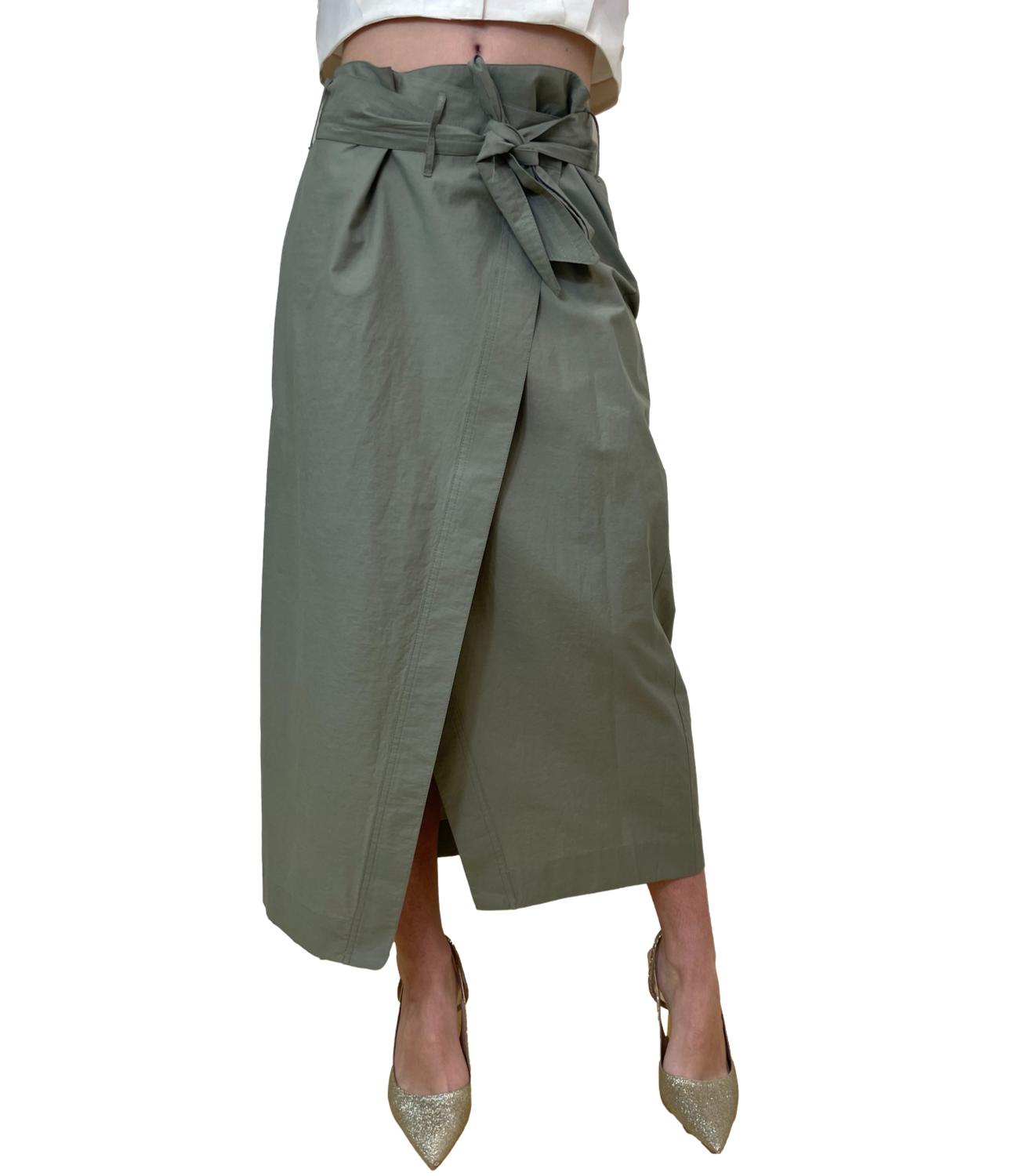 Iblues Gonna Apache Verde Kaki Donna