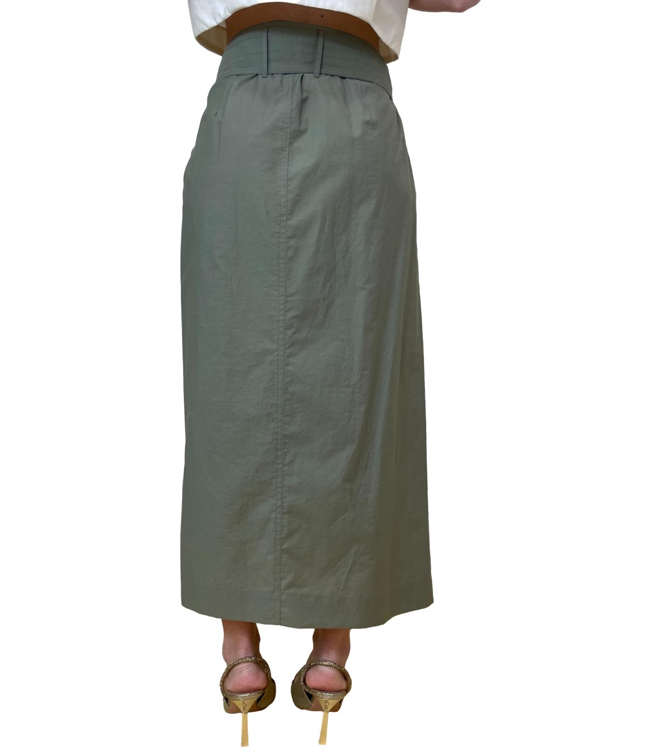 Iblues Gonna Apache Verde Kaki Donna