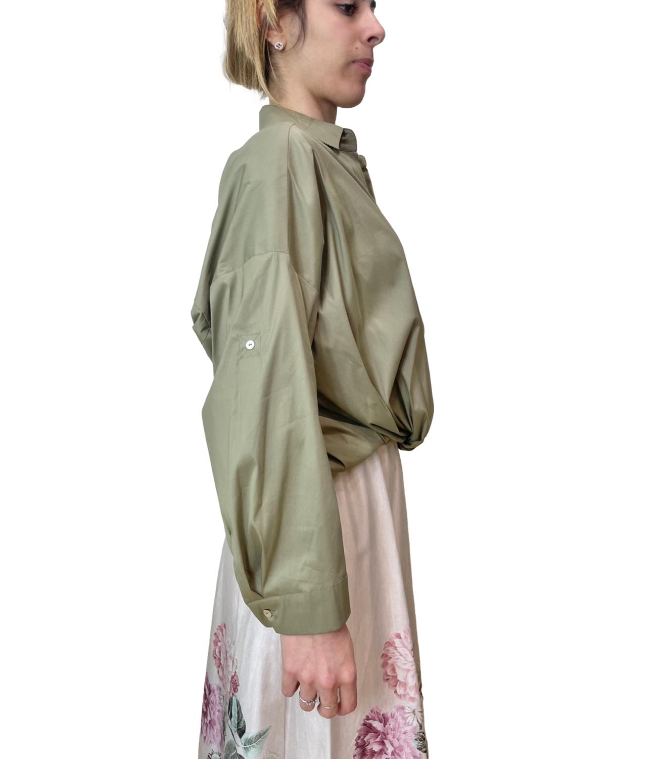 iBLUES camicia PALMAS kaki donna