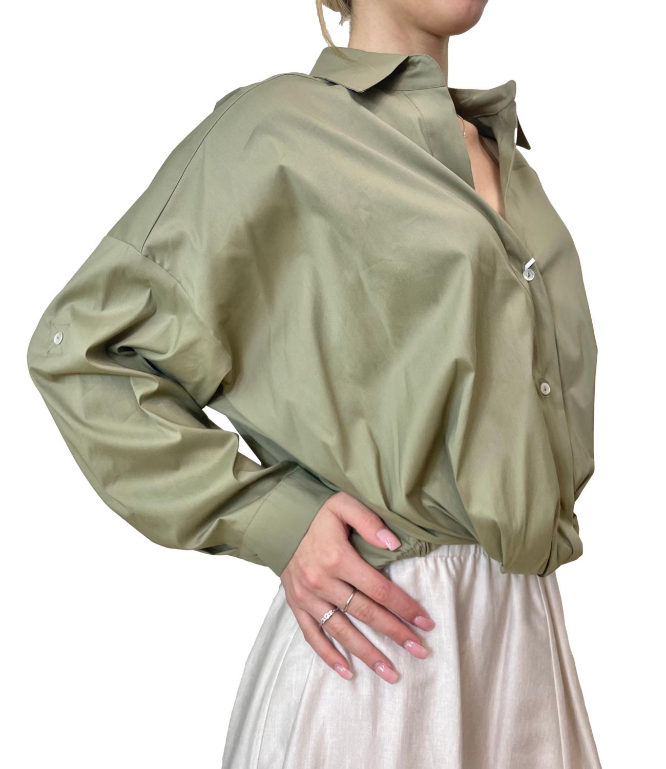 iBLUES camicia PALMAS kaki donna