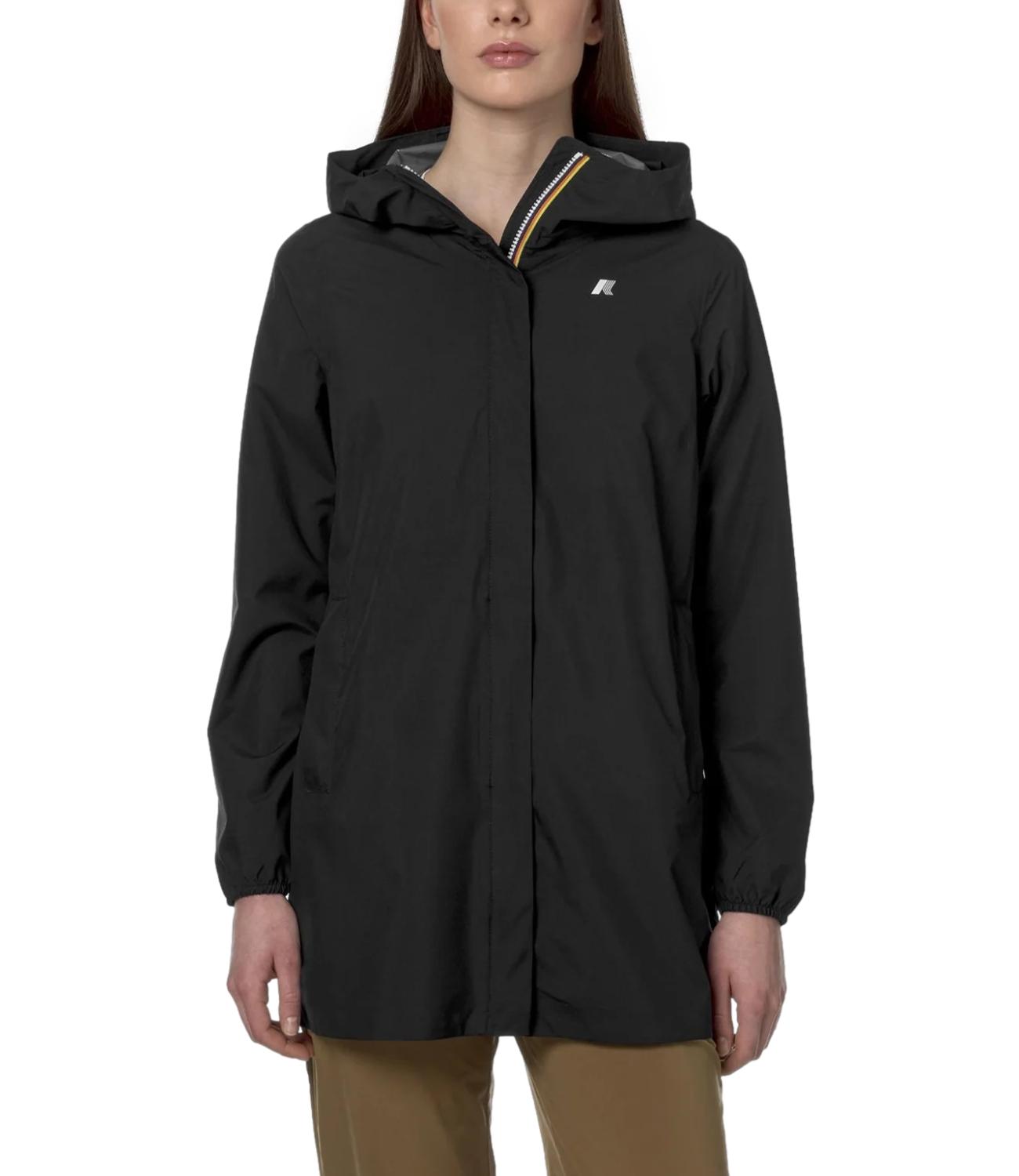 K-way giacca Sophie Stretch Dot nera donna