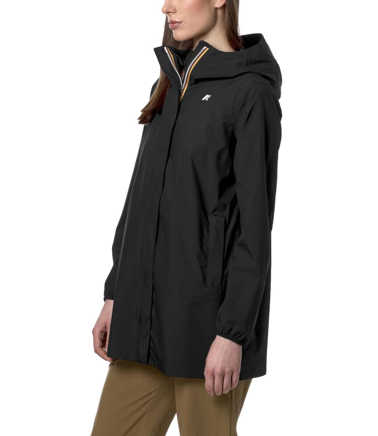 K-way giacca Sophie Stretch Dot nera donna