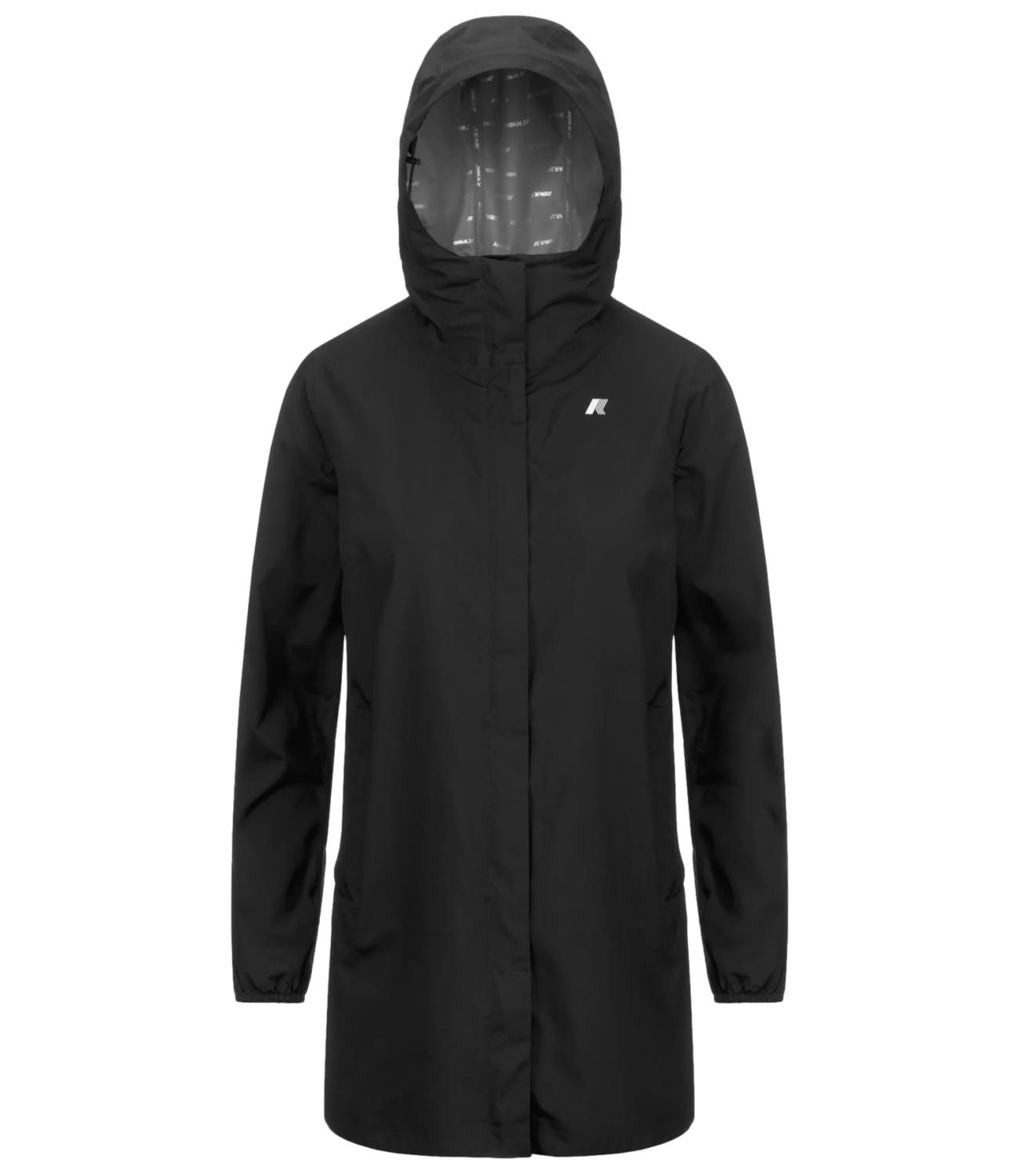 K-way giacca Sophie Stretch Dot nera donna
