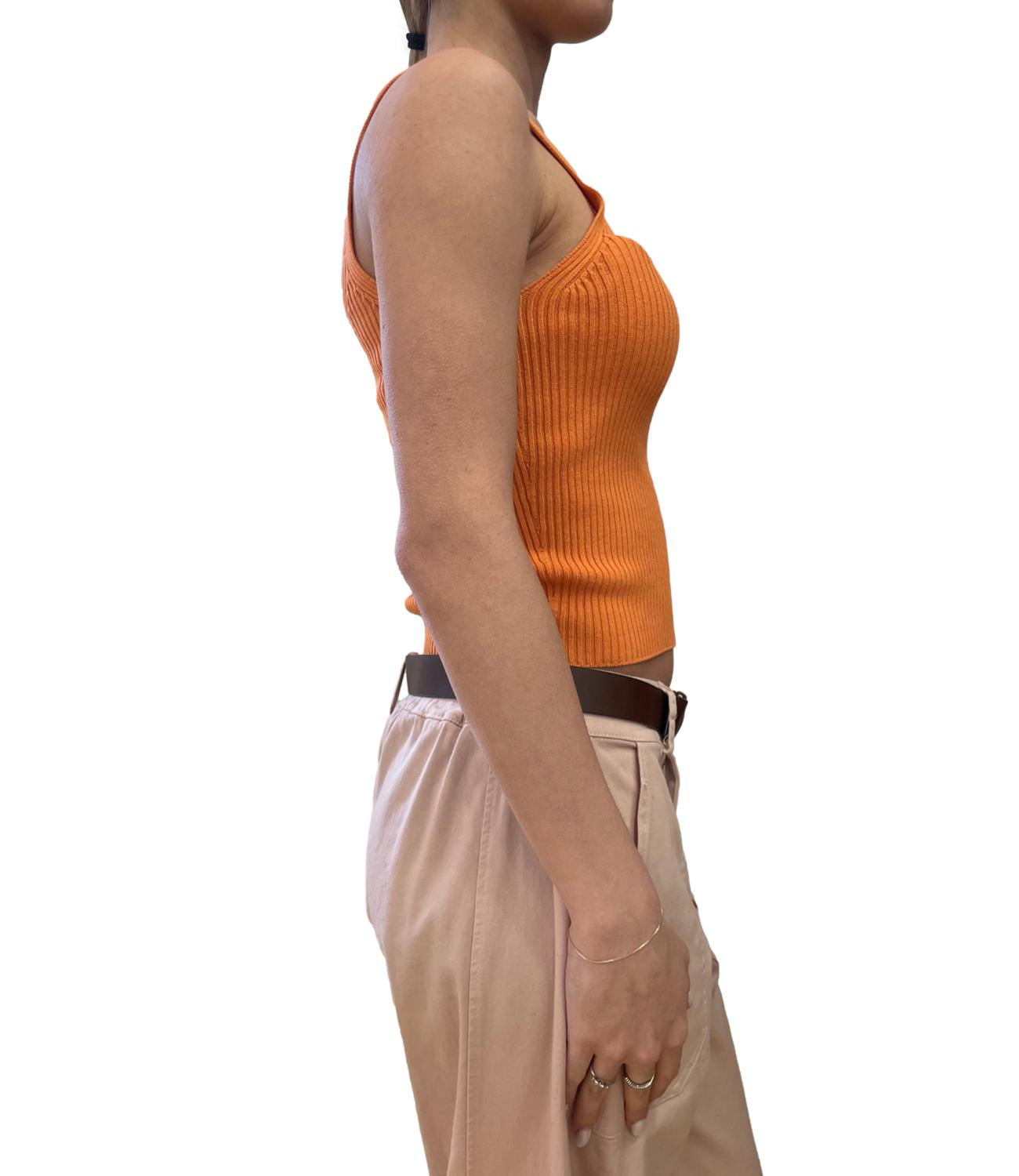 Kontatto Top Arancio Donna