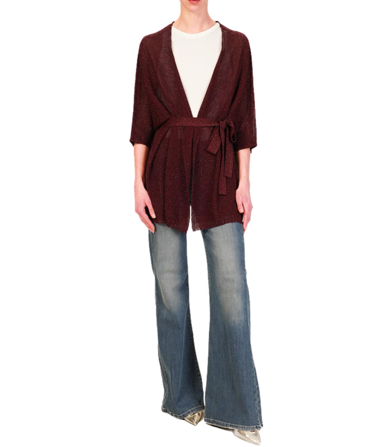 Kontatto Kimono con cintura ribes donna