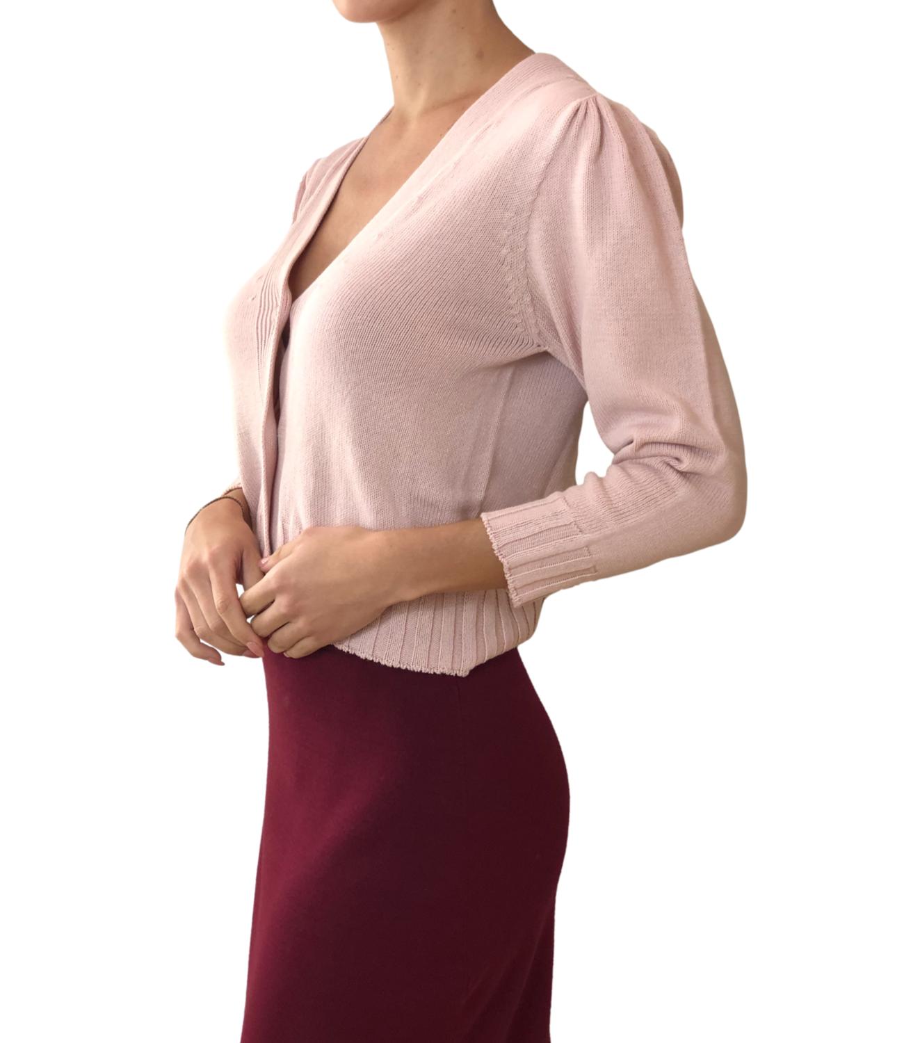 Kontatto Cardigan Nude Donna