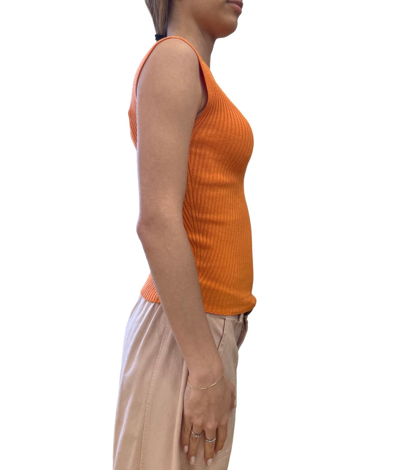Kontatto Top Arancio Donna