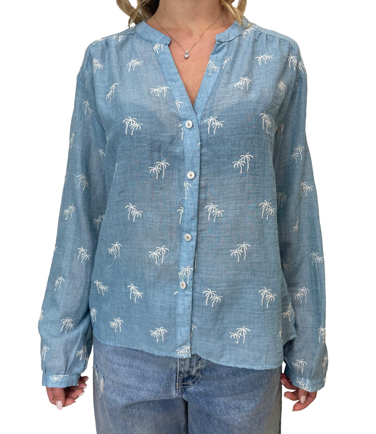 Kontatto Camicia Denim Donna