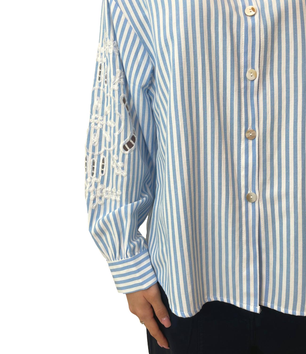 Kontatto Camicia Azzurra Donna