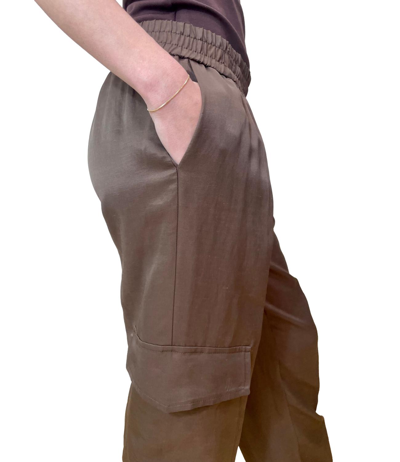 Kontatto Pantalone Fondente Donna