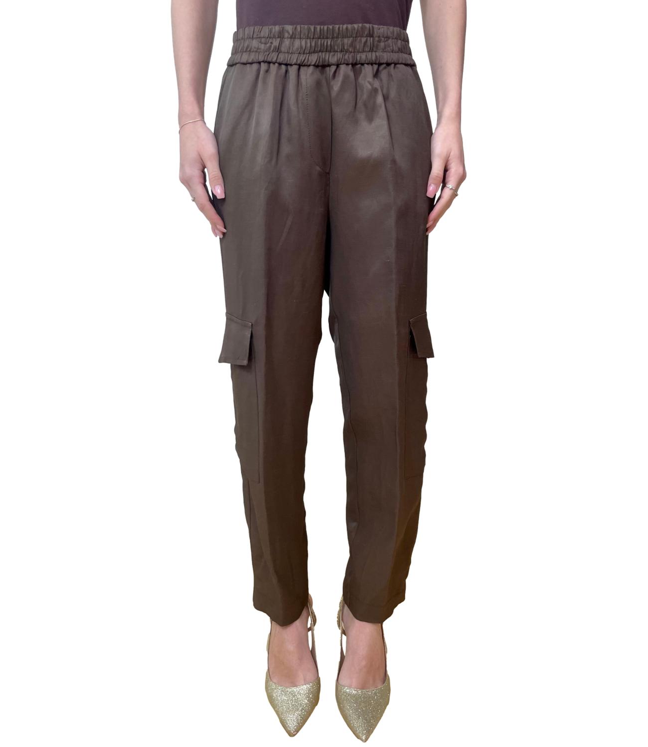 Kontatto Pantalone Fondente Donna
