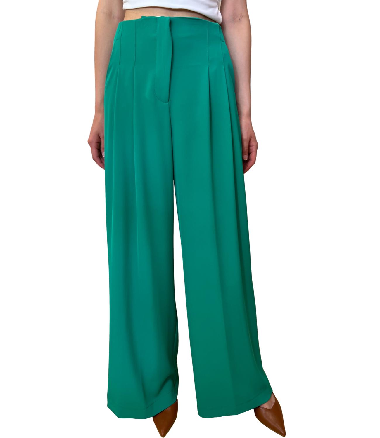 Kontatto Pantalone verde Donna